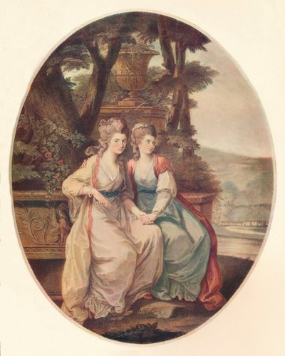 Devonshire hercegnője és Lady Duncannon, 1782 alkotó: William Dickinson