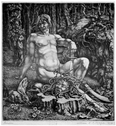„Perseus”, 1929-1930. alkotó: William EC Morgan