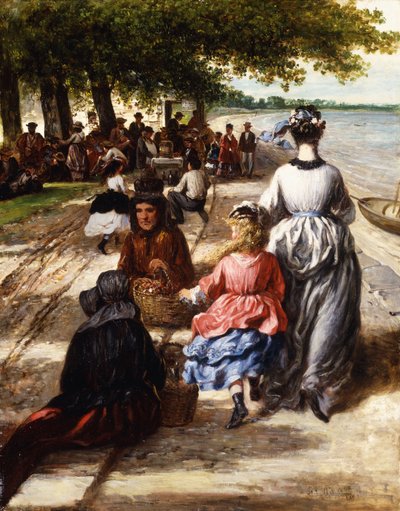 Near the Beach, Gloucester, 1877 alkotó: William E. Winner