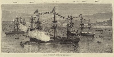 A HMY Osborne belép a kikötőbe alkotó: William Edward Atkins