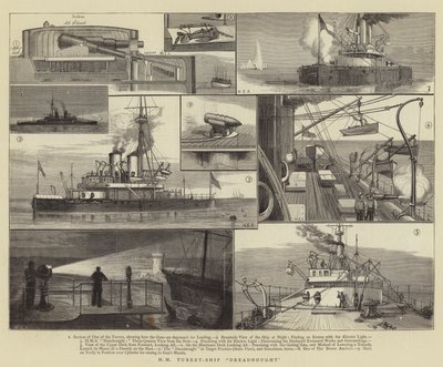 HM Torony-hajó Dreadnought alkotó: William Edward Atkins