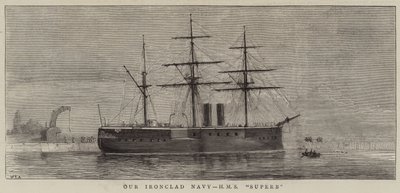 Vaskalapos haditengerészetünk, HMS Superb alkotó: William Edward Atkins