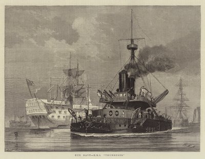 A haditengerészetünk, a HMS Thunderer alkotó: William Edward Atkins