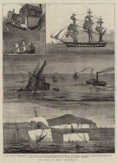 A HMS Eurydice elvesztése alkotó: William Edward Atkins