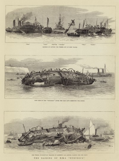 A HMS Eurydice felemelkedése alkotó: William Edward Atkins