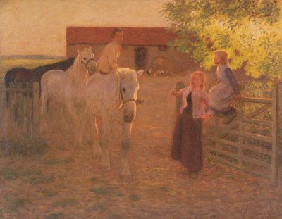 A régi kapu, 1896 körül (olaj, vászon) alkotó: William Edward Stott