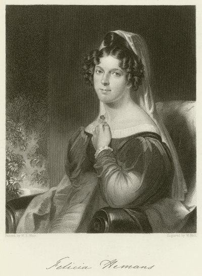 Felicia Hemans alkotó: William Edward West