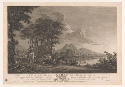 Kilátás a Maasra Maastricht közelében Kilátás a Maesére, Maestricht közelében (cím a tárgyon) Anglia fő festményei (sorozat címe) A legtöbb nagybetűs festmény Angliában (sorozat címe) alkotó: William Elliot