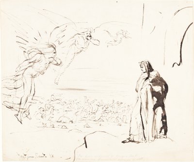 Jelenet a pokolból (IX. ének) alkotó: William Etty