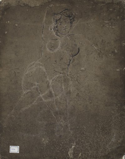 Ülő női akt alkotó: William Etty