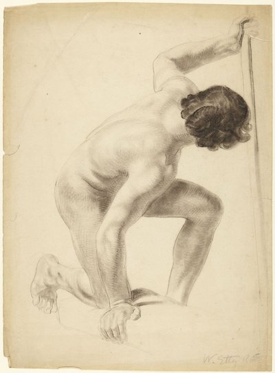 Férfialak-tanulmány alkotó: William Etty