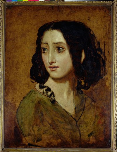 Tanulmány Rachel kisasszonyról (olaj, farostlemez) alkotó: William Etty