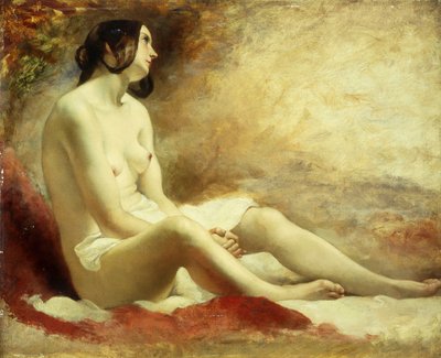 Tanulmány egy terített aktról alkotó: William Etty