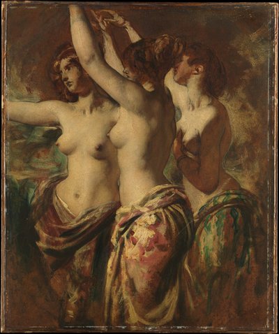 A három Grácia alkotó: William Etty