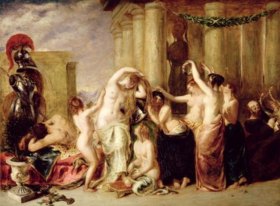 A Vénusz vécéje (olaj, tábla) alkotó: William Etty