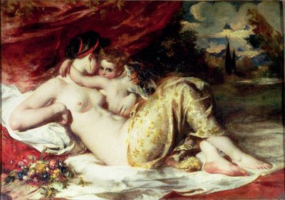 Vénusz és Ámor, 1830 körül (olaj, vászon) alkotó: William Etty