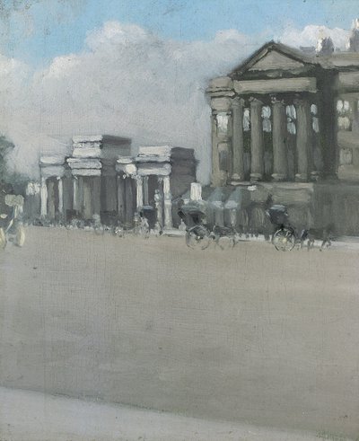 Hyde Park Corner ködben alkotó: William Evelyn Osbourne