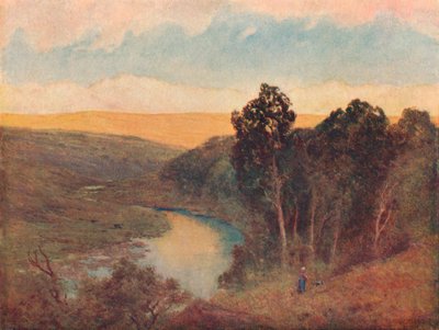 „Délutáni napfény a Galloway-hegyeken”, 1893 alkotó: William Eyre Walker