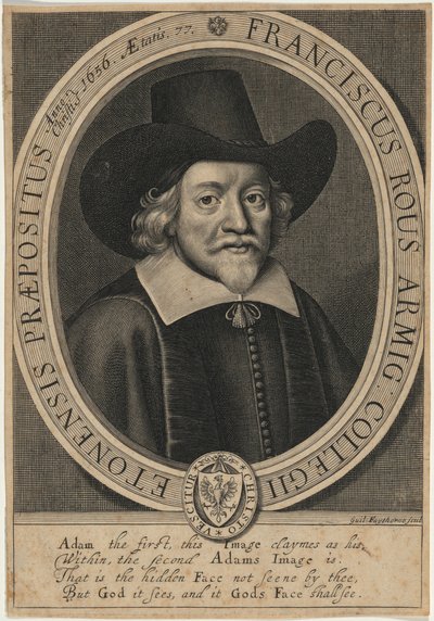 Francis Rous alkotó: William Faithorne