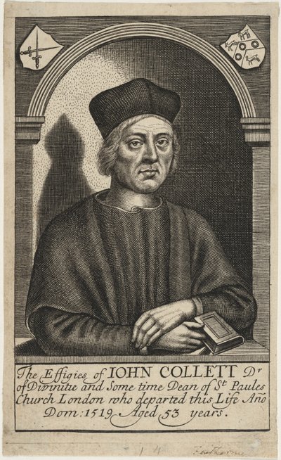 John Colet, D.D. alkotó: William Faithorne