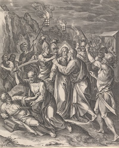 Krisztus árulása alkotó: William Faithorne