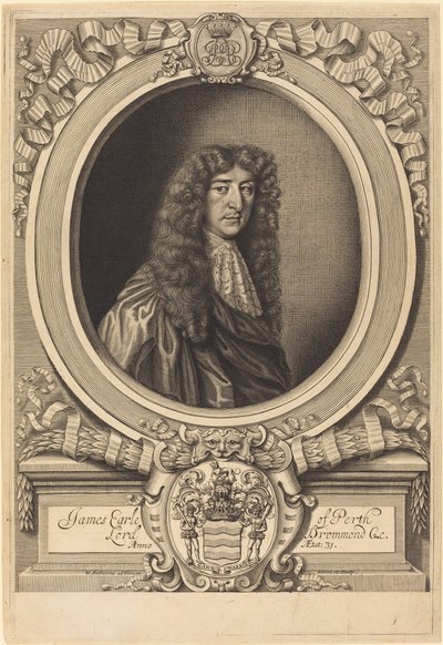 James Drummond, Perth grófja alkotó: William Faithorne after Sir Peter Lely