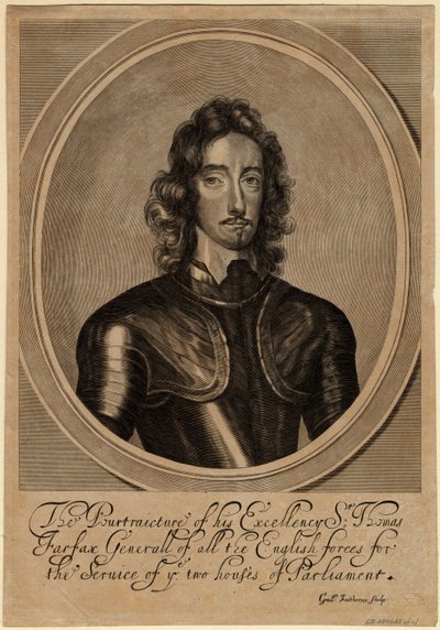 Thomas Fairfax, Cameron 3. Lord Fairfax, 1645 alkotó: William Faithorne the Elder