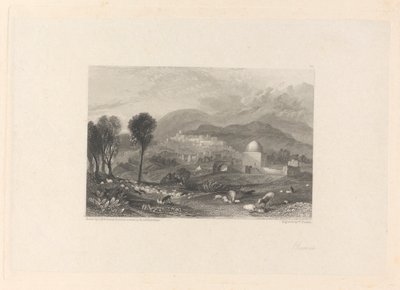 Ráma és Ráhel sírja alkotó: William Finden