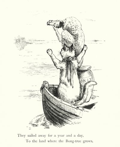 A bagoly és a puncimacska (metszet) alkotó: William Foster