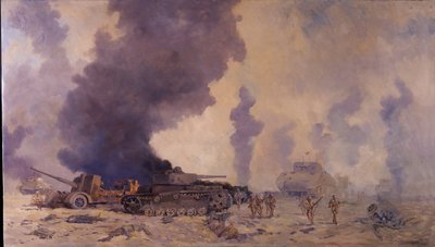 Az el-alameini csata alkotó: William Francis Longstaff