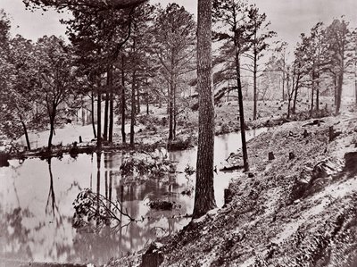 Broadway Landing, Appomattox River, 1864. alkotó: William Frank Browne