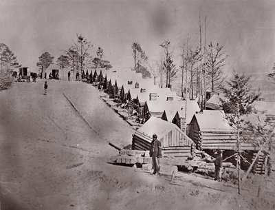 Broadway Landing, Appomattox River, 1864. alkotó: William Frank Browne