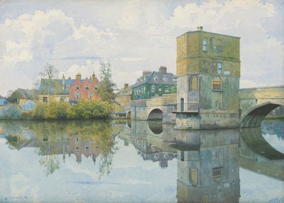 A St Ives-i híd 1903 alkotó: William Fraser Garden