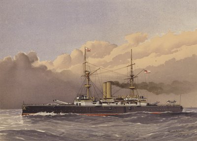 HMS Royal Sovereign, 1. osztályú csatahajó alkotó: William Frederick Mitchell