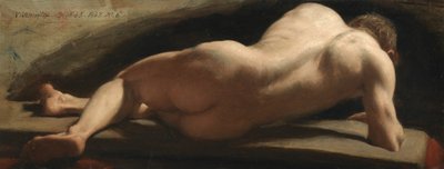 Férfi akt, 1843 alkotó: William Frederick Witherington