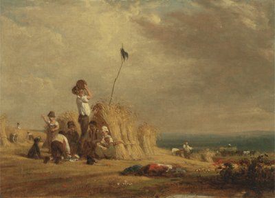Déli pihenő, betakarítás (olaj a fedélzeten) alkotó: William Frederick Witherington