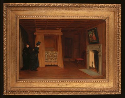 Látogatás a kísértetkamrában, 1869 alkotó: William Frederick Yeames