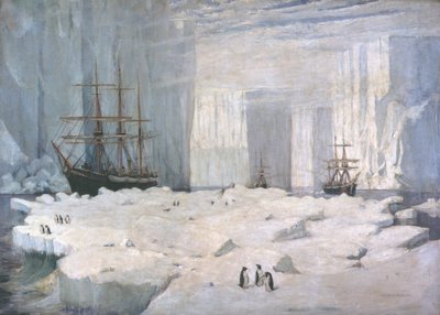 Dundee Antarktiszi Bálnavadászati Expedíció (1892-3) alkotó: William G. Burn-Murdoch