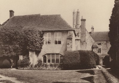 Az Amberley kastélyban, West Sussex (fekete-fehér fotó) alkotó: William Galsworthy Davie