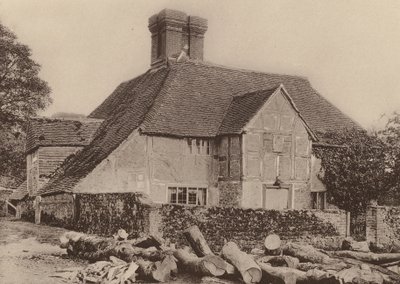 Easebourne-ban, Midhurst közelében, West Sussex (fekete-fehér fotó) alkotó: William Galsworthy Davie