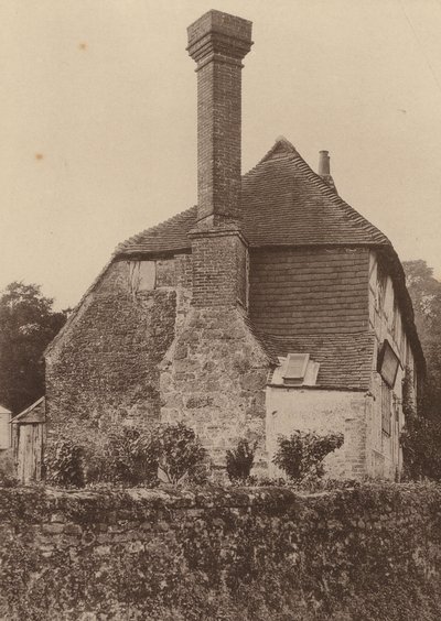 Pulborough-ban, West Sussexben (fekete-fehér fotó) alkotó: William Galsworthy Davie