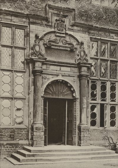 Doorway, Aston Hall, Warwickshire (f/w fotó) alkotó: William Galsworthy Davie