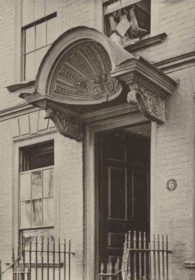 Ajtó, Bristol (fekete-fehér fotó) alkotó: William Galsworthy Davie