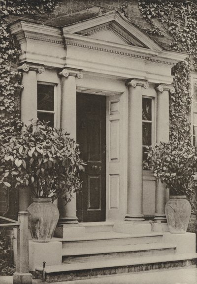 Doorway, East Pallant, Chichester (f/w fotó) alkotó: William Galsworthy Davie