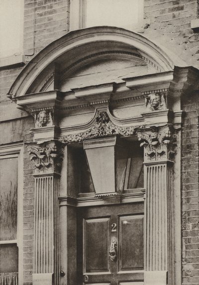 Doorway, Great St Helens, London (f/w fotó) alkotó: William Galsworthy Davie