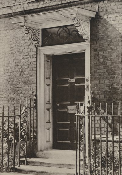 Doorway, Rye, Sussex (f/w fotó) alkotó: William Galsworthy Davie