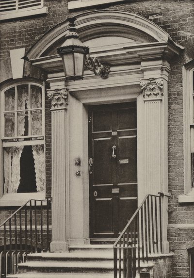 Doorway, Southgate Street, Winchester (f/w fotó) alkotó: William Galsworthy Davie