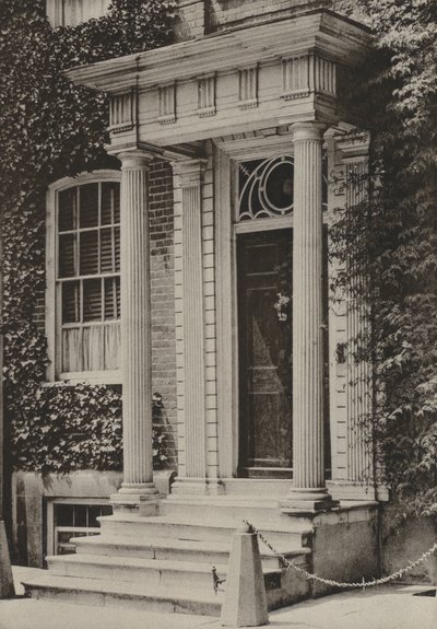 Doorway, Southgate Street, Winchester (f/w fotó) alkotó: William Galsworthy Davie