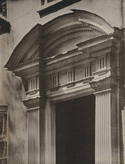 Doorway, The Conservative Club, Lewisham (f/w fotó) alkotó: William Galsworthy Davie
