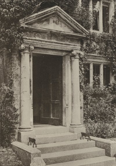 Doorway, The Deanery, Battle, Sussex (f/w fotó) alkotó: William Galsworthy Davie